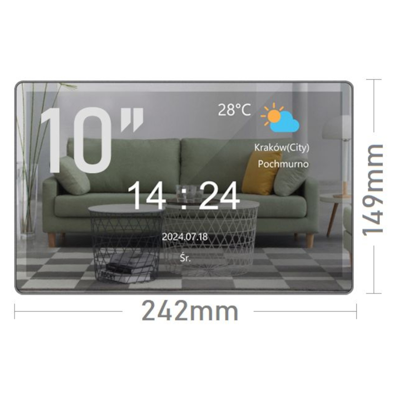 WYMIARY MONITORA 5TECH VERUS PLUS (M)