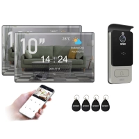 Zestaw wideodomofon 5TECH 2xVERUS PLUS(M)/84228C - LCD 10