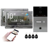 Zestaw wideodomofon 5TECH 2xVERUS PLUS(M)/84253 - LCD 10
