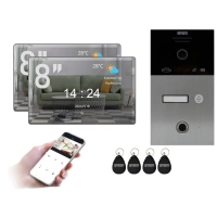 Zestaw wideodomofon 5TECH 2xVERUS One PLUS(M)/84253 - LCD 10