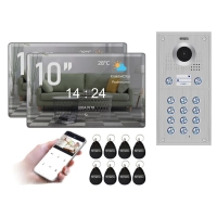 Zestaw wideodomofon 5TECH 2xVERUS PLUS(M)/84222-2 - LCD 10