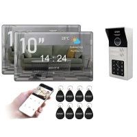 Zestaw wideodomofon 5TECH 2xVERUS PLUS(M)/84225-2 - LCD 10