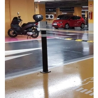 Słupek parkingowy elastyczny ADO A-Flex B - stały z podstawą mocującą