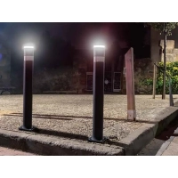 Słupek parkingowy elastyczny ADO A-Flex z LED - stały z podstawą mocującą