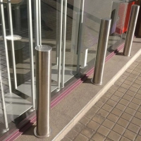 Słupek parkingowy inox ADO STAINLESS STEEL - stały, do bezpośredniego osadzenia