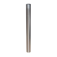 Słupek parkingowy inox ADO STAINLESS STEEL - stały, do bezpośredniego osadzenia