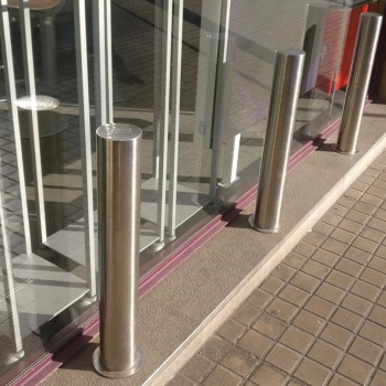 Słupek parkingowy inox ADO STAINLESS STEEL - stały, do bezpośredniego osadzenia