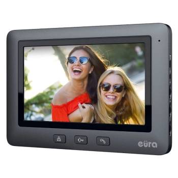 Monitor wideodomofon EURA VDA-45A3 A33A146 LCD 7'' - czarny