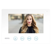 Monitor wideodomofon EURA VDA-42A3 A33A150 LCD 7'' - biały