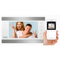 Monitor wideodomofon EURA VDA-00C5 C53A101 LCD 7'' - WIFI, biały
