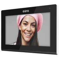 Monitor wideodomofon EURA VDA-09C5 C53A108 LCD 7'' - czarny