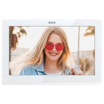 Monitor wideodomofon EURA VDA-10C5 C53A111 LCD 10'' Wi-Fi - biały