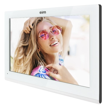 Monitor wideodomofon EURA VDA-11C5 C53A113 LCD 10'' - biały