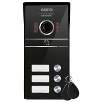 Kaseta wideodomofon EURA VDA-63C5 C53A163 - czytnik RFID, stacja bramowa - trójrodzinna