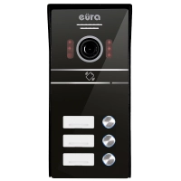 Kaseta wideodomofon EURA VDA-63C5 C53A163 - czytnik RFID, stacja bramowa - trójrodzinna