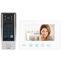 Zestaw wideodomofon EURA VDP-10A3 ''JUPITER'' A31A109 - biały, czytnik RFID, szyfrator