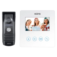 Zestaw wideodomofon EURA ATIRA VDP-52A3 A31A153 - LCD 4,3