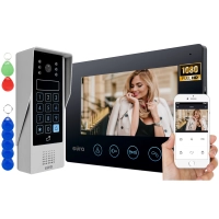 Zestaw wideodomofon EURA DELTA+ VDP-90A3 A31A195 - LCD 7" biały WIFI Tuya, RFID, szyfrator