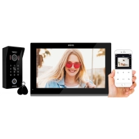 Zestaw wideodomofon EURA VDP-99C5 C51A198 - LCD 10" czarny, Wi-Fi, Tuya, RFID, szyfrator