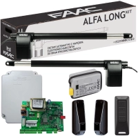 ZESTAW STARTOWY ALFA LONG 414 BRAMY SKRZYDŁOWE DO 4 M FAAC