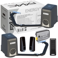 FAAC 392 C Energy 24 V - Zestaw Do Bramy Dwuskrzydłowej 2,5 m szerokie słupki