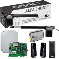 ZESTAW STARTOWY ALFA SHORT 414 BRAMY SKRZYDŁOWE DO 1,8 M FAAC