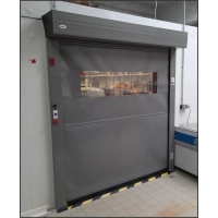 Brama szybkobieżna rolowana SPEEDSYSTEM FAAC – konstrukcja aluminiowa