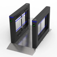 Bramka sensoryczna CP-347 PLATFORMA uchylna - kontrola przejścia, AUTOMATYCZNA, CZYTNIK