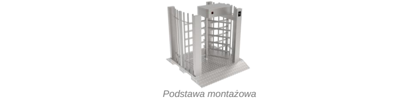 Platforma montażowa na ukrytych kółkach oraz zadaszenie