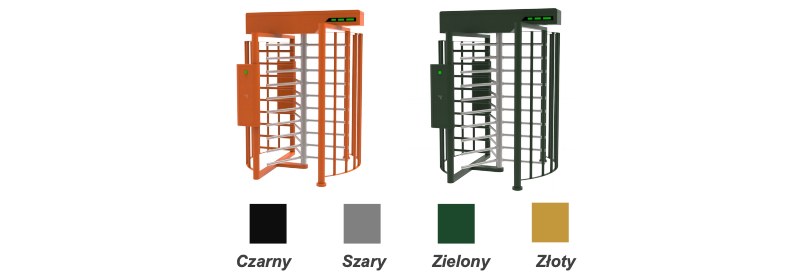 Kolor obudowy może być dostosowany. Malowanie proszkowe kolor z palety RGB, RAL. Cynkowanie ogniowe