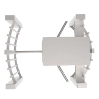 Bramka niska obrotowa stadionowa CP-402 MINI Y&X kontrola dostępu