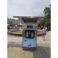 Dystrybutor wody uliczny CITY 1.0 nalewak butelkowy wody niegazowanej i gazowanej