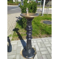 Poidełko uliczne M-1776 retro zdrój wody pitnej - przycisk pedał