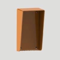 Daszek dla domofon, czytnik RC-175x100 do słupka KD