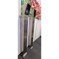 SŁUPEK POD DOMOFON 140X80X1600 + DASZEK304 21478