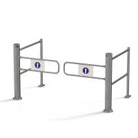 Sklepowa bramka wejściowa z radarem CP102 02 uchylna, automat - LEWA