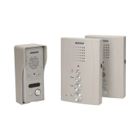 Zestaw domofon ORNO OR-DOM-RE-920/G ELUVIO jednorodzinny, bezsłuchawkowy, szary, intercom