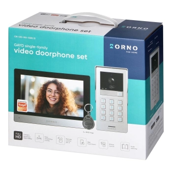 Zestaw wideodomofon ORNO GAYD OR-VID-MA-1080/B jednorodzinny