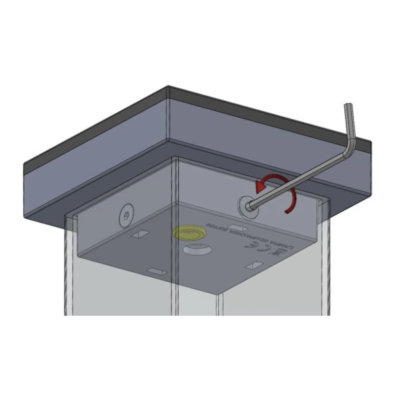 INSTALACJA LAMPY SŁUPKOWEJ PROXIMA 44121
