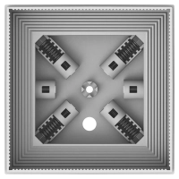 LAMPA LED SYGNALIZACYJNA SŁUPKOWA PROXIMA 12-230V AC/DC 100-120 biało-pomarańczowa