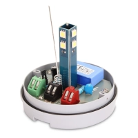 LAMPA LED SYGNALIZACYJNA KOGUT PROXIMA z anteną 868 MHz - żółta