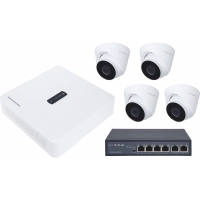 ZESTAW VIDOS MONITORING R104-IP K221-IP P42/60 CCTV - telewizja przemysłowa