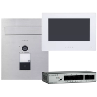 Zestaw - skrzynka na listy z wideodomofonem Vidos ONE S2401-SKP i monitor M2010W