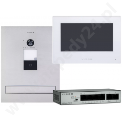 Zestaw - skrzynka na listy z wideodomofonem Vidos ONE S2401-SKM i monitor M2010W
