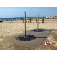 Prysznic zewnętrzny plażowy ARTIC ADO stal nierdzewna - od 1 do 2 zraszaczy