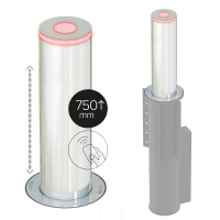 Słupek zabezpieczający wysuwany automat BENITO PLAZA Ø220 x 750mm