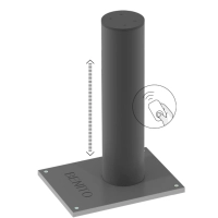 Słupek antyterrorystyczny wysuwany automat BENITO DEFENDER M50 Ø275 x 1200mm