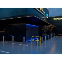 Słupek zabezpieczający wysuwany półautomat BENITO PLAZA Ø114 x 500mm