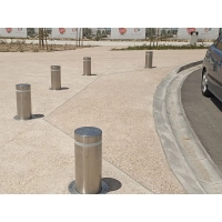 Słupek zabezpieczający wysuwany półautomat BENITO PLAZA Ø114 x 500mm