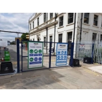 Brama skrzydłowa tymczasowa CLD LockMaster FenceSafe